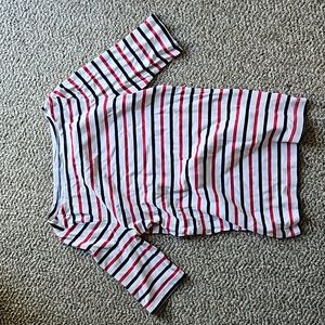 Gap Strtch Shirt 3/4 Sleeves Sz. L